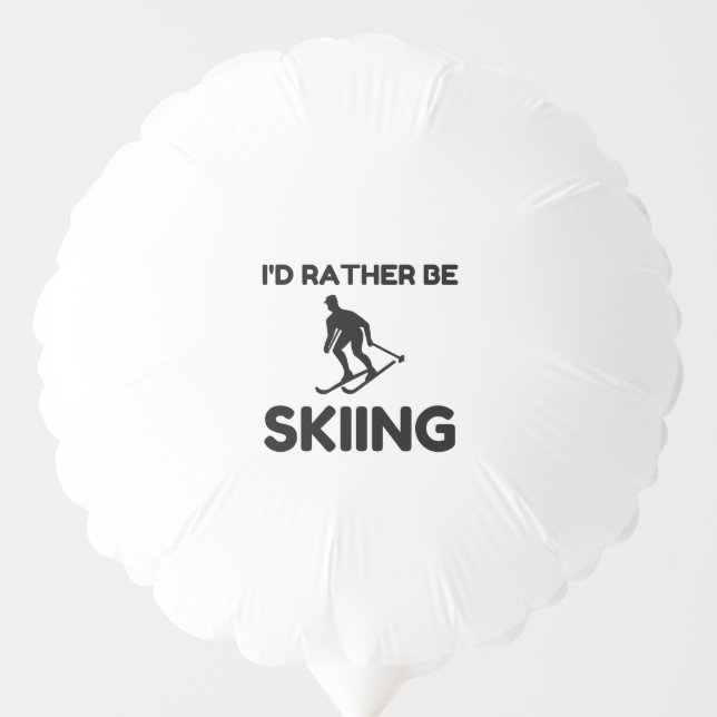 RATHER BE SKIING BALLOON (Front)