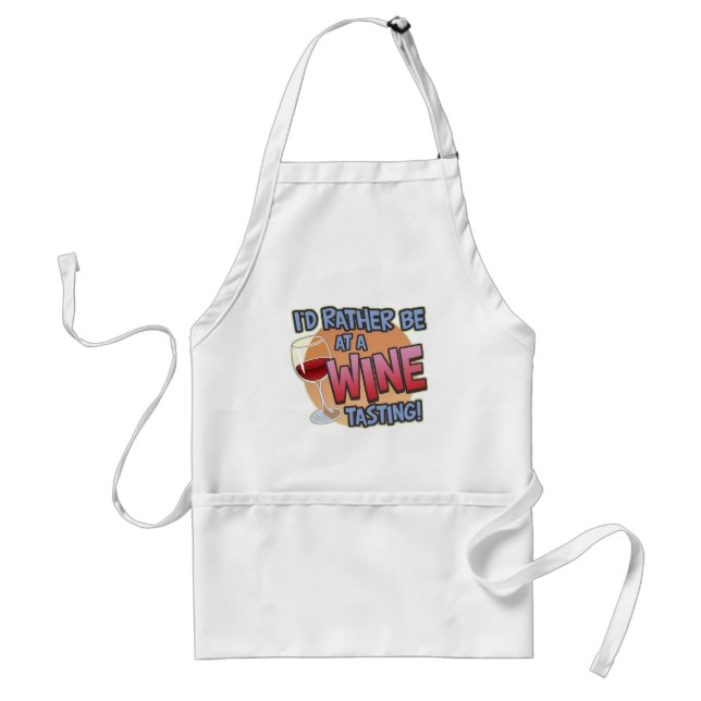 Rather Be Wine Tasting Apron (Front)