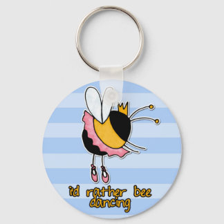 rather bee dancing keychain