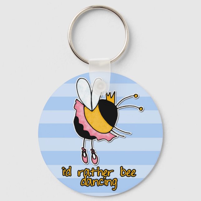 rather bee dancing keychain (Front)