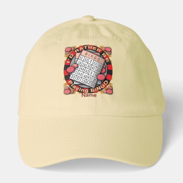Rather Play Bingo hat (Front)