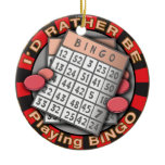 Rather Play Bingo Ornament