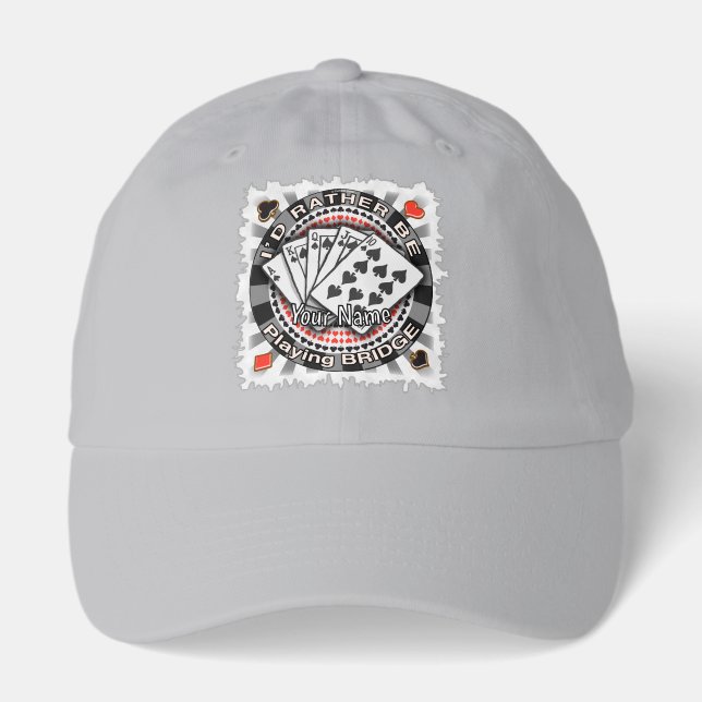 Rather Play Bridge Hat (Front)