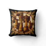 Rather Play Chess Pillow