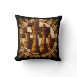 Rather Play Chess Throw Pillow