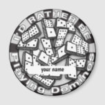 Rather Play Dominoes  Magnet