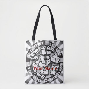 Rather Play Dominoes Tote Bag