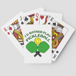 Rather Play Pickleball Poker Cards