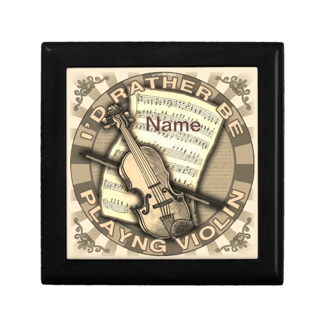 Rather Play Violin Gift Box (Front)
