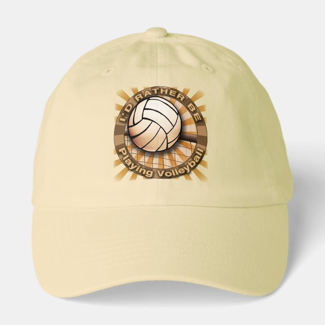 Rather Play Volleyball Hat (Front)
