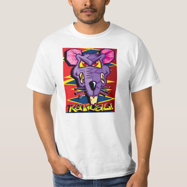 RATical by Dave Weiss American Pop T-Shirt (Front)