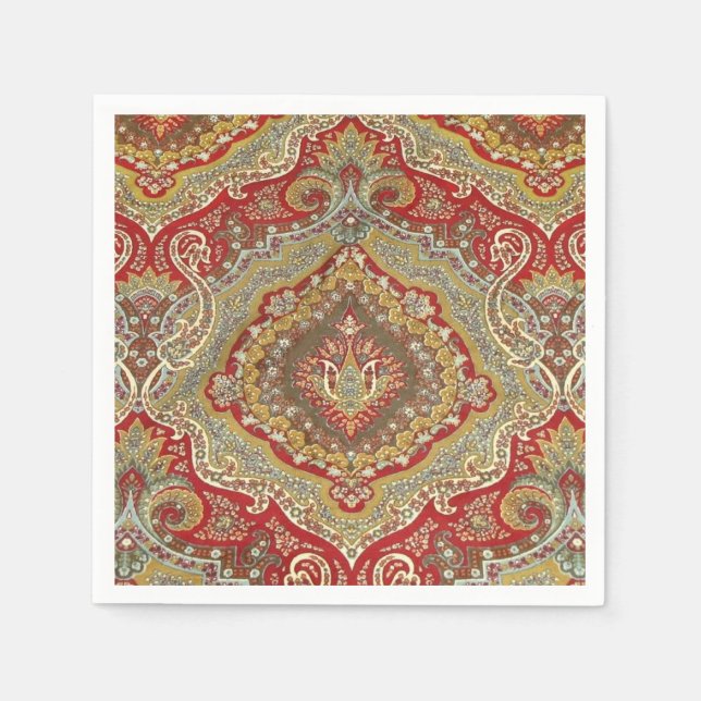 Ratih Paisley Paper Napkins (Front)