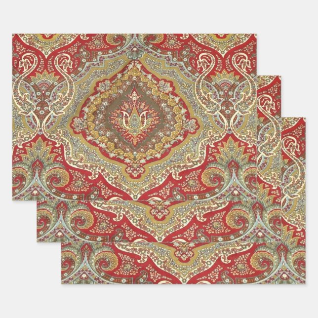 Ratih Paisley Wrapping Paper Sheets (Set)