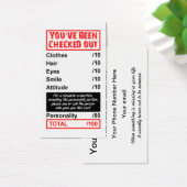 Rating Pick Up Card You've Been Checked Out (Desk)