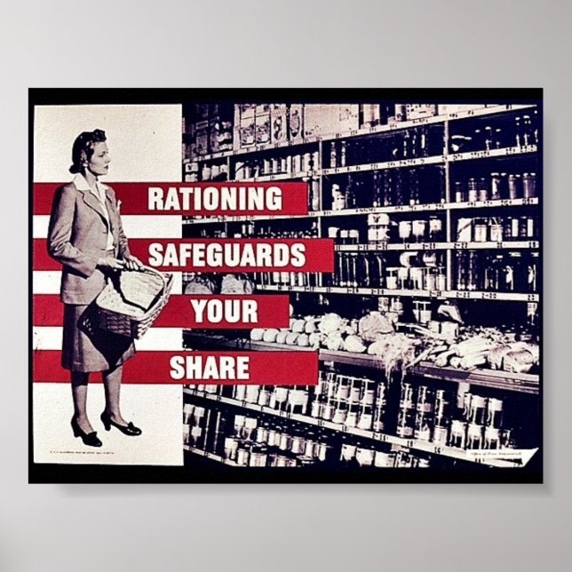 Rationing Safeguards Your Share Poster (Front)