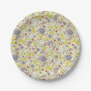 Rats and Mice in Yellow Paper Plates