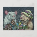 Rats Easter Baskets Postcard