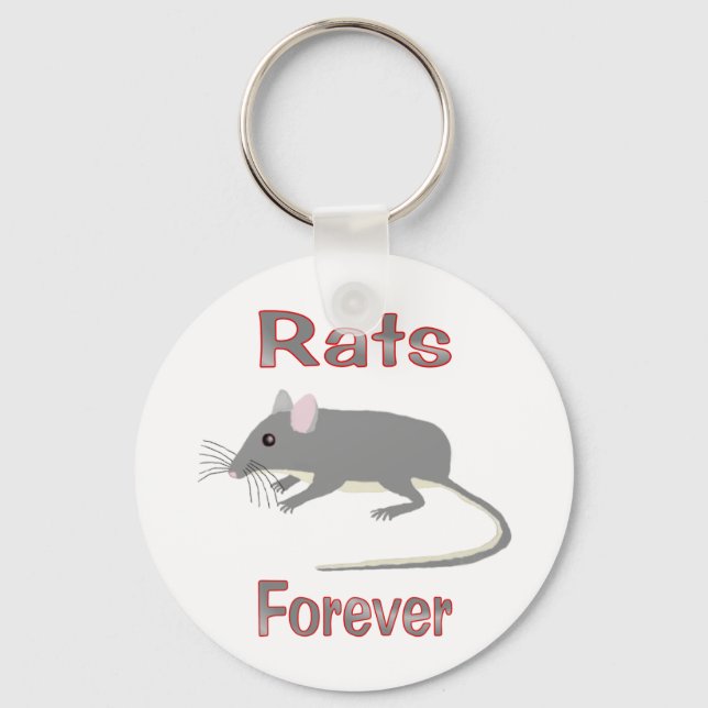 Rats Forever Keychain (Front)