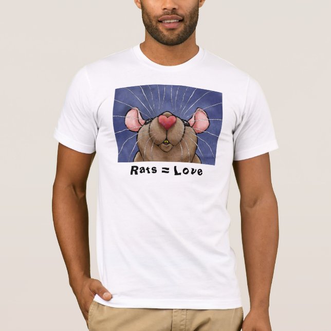 Rats = Love Rat T-Shirt (Front)