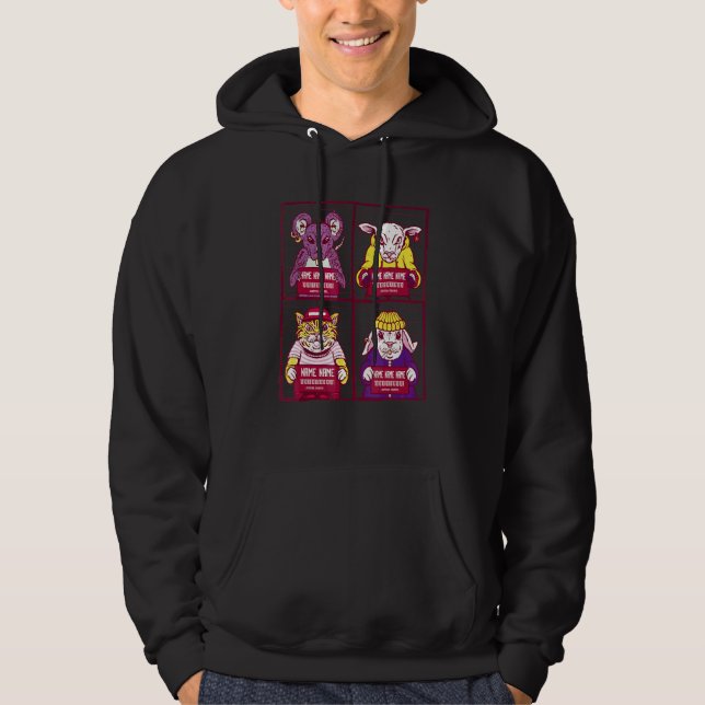 Rats Mugshot Prison Hoodie (Front)