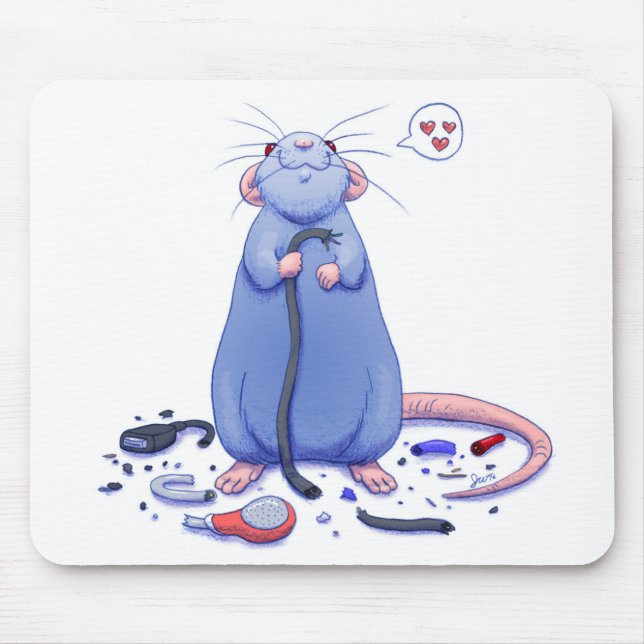 Rats 'n Wires Mousepad (Front)