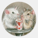 Rats on a Date Stickers