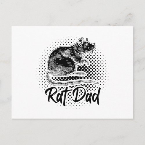 Rats Papa  Rodent House_rat Pet Gift Postcard