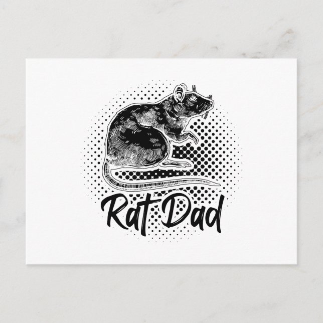 Rats Papa | Rodent House-rat Pet Gift Postcard (Front)