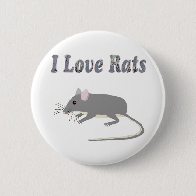 Rats Pinback Button (Front)