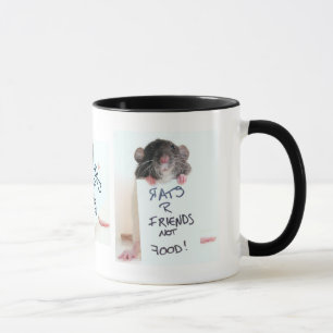 Rats R Friends Not Food 2 Mug