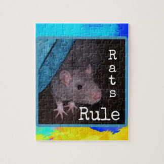 Rats Rule (colorful) Jigsaw Puzzle