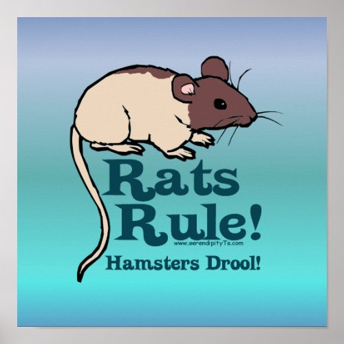 Rats Rule Poster