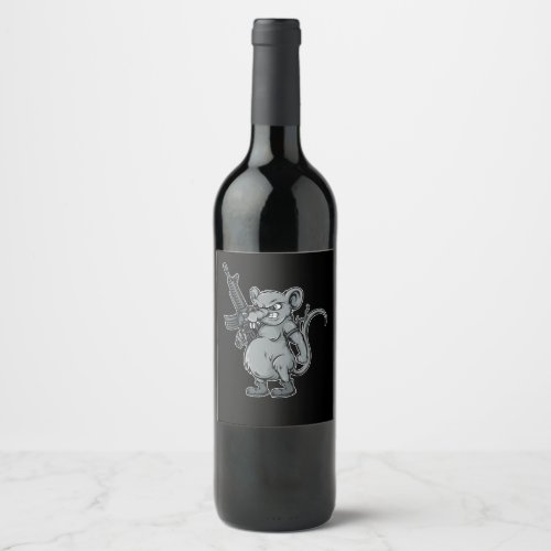 rats_soldier_with_gun_illustration wine label