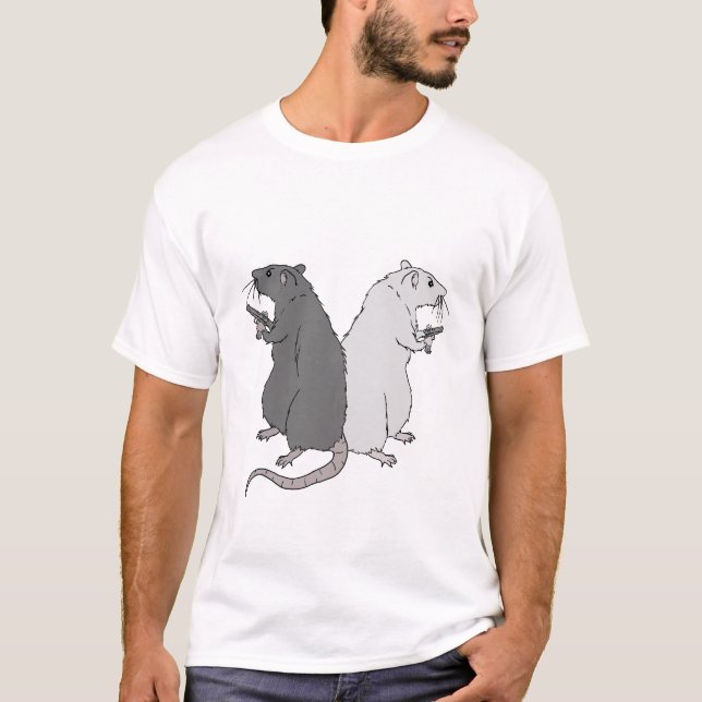 Rats with Gats T-Shirt (Front)
