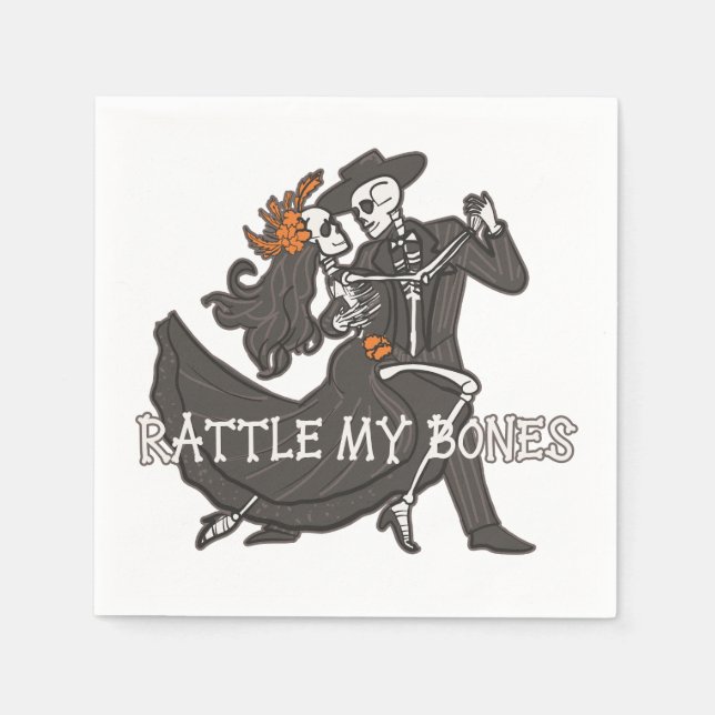Rattle My Bones Napkins (Front)