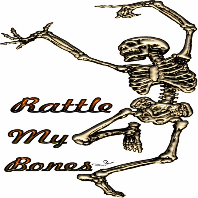 Rattle My Bones Skeleton Photo Sculpture (Front)