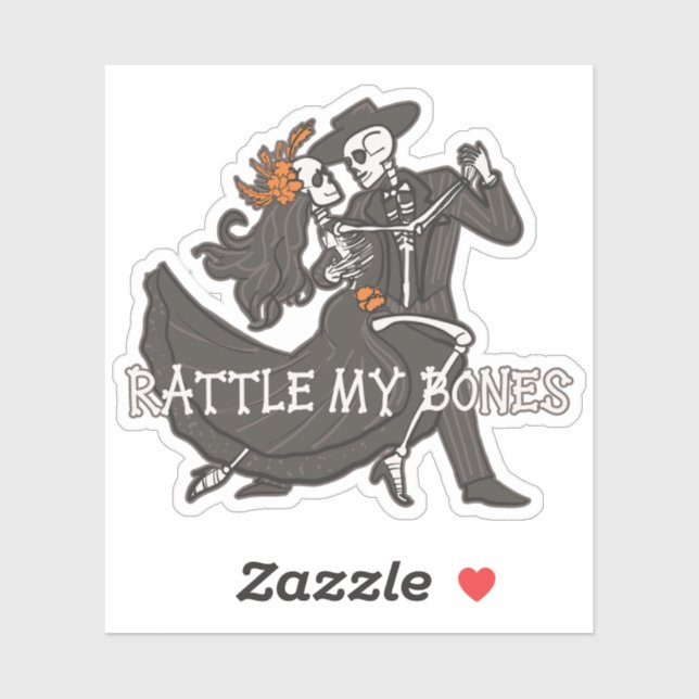 Rattle My Bones Sticker (Sheet)