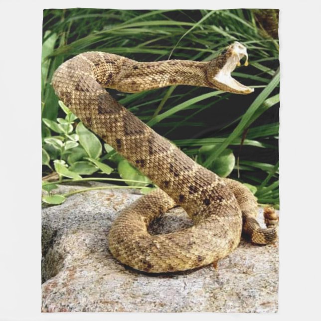 RATTLE SNAKE 2 FLEECE BLANKET (Front)