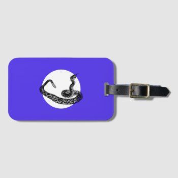 Rattle Snake Luggage Tag by ARTBRASIL at Zazzle
