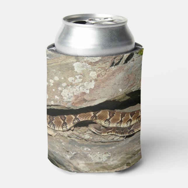 Rattlesnake at Shenandoah National Park Can Cooler (Can Front)