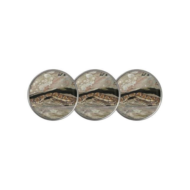 Rattlesnake at Shenandoah National Park Golf Ball Marker (3 Up)