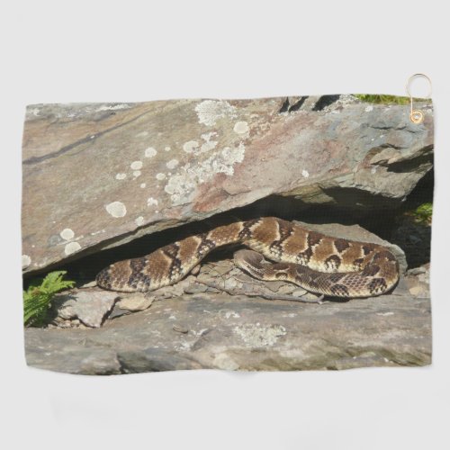Rattlesnake at Shenandoah National Park Golf Towel