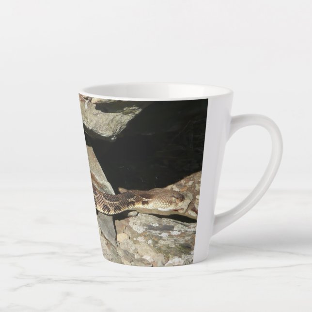 Rattlesnake at Shenandoah National Park Latte Mug (Right)
