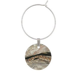 Rattlesnake at Shenandoah National Park Wine Charm