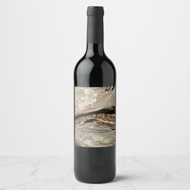 Rattlesnake at Shenandoah National Park Wine Label (Front)