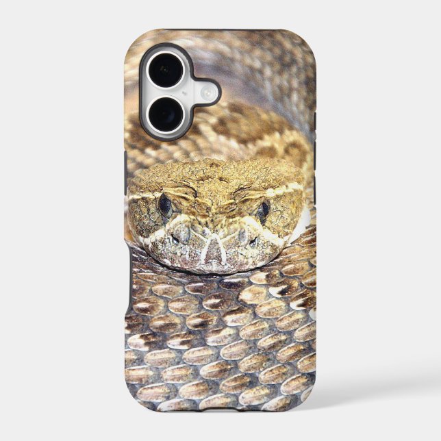 Rattlesnake face iphone case (Back)