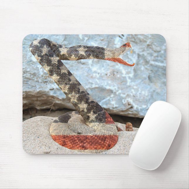 Rattlesnake Flag Design Mouse Pad (With Mouse)
