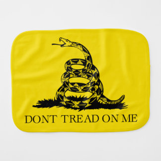 Rattlesnake Gadsden Flag: Fight, Resistance Baby Burp Cloth