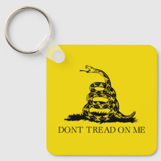 Rattlesnake Gadsden Flag: Fight, Resistance Keychain