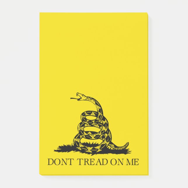 Rattlesnake Gadsden Flag: Fight, Resistance Post-it Notes (Front)